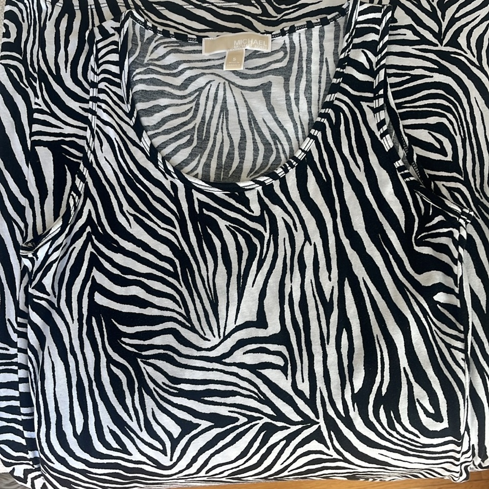 Michael Kors zebra midi dress size S - Picture 4 of 5